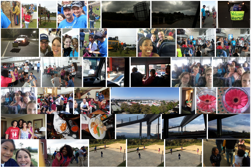 Multiple images of mission trip to Guatemala.